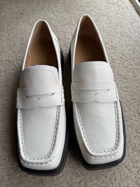 G.H. Bass & Co. White Women’s Penny Loafers
